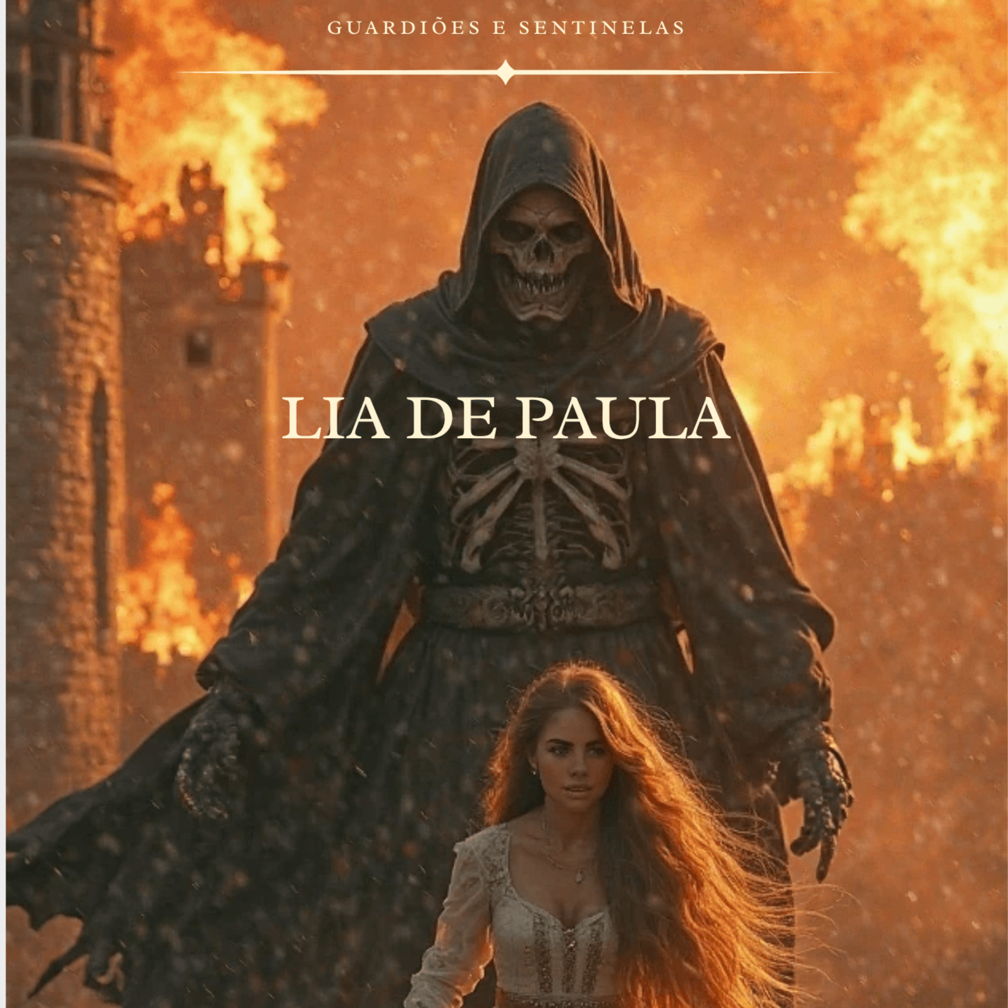 Capa do livro Lia de Paula: A elfa e o Ceifeiro