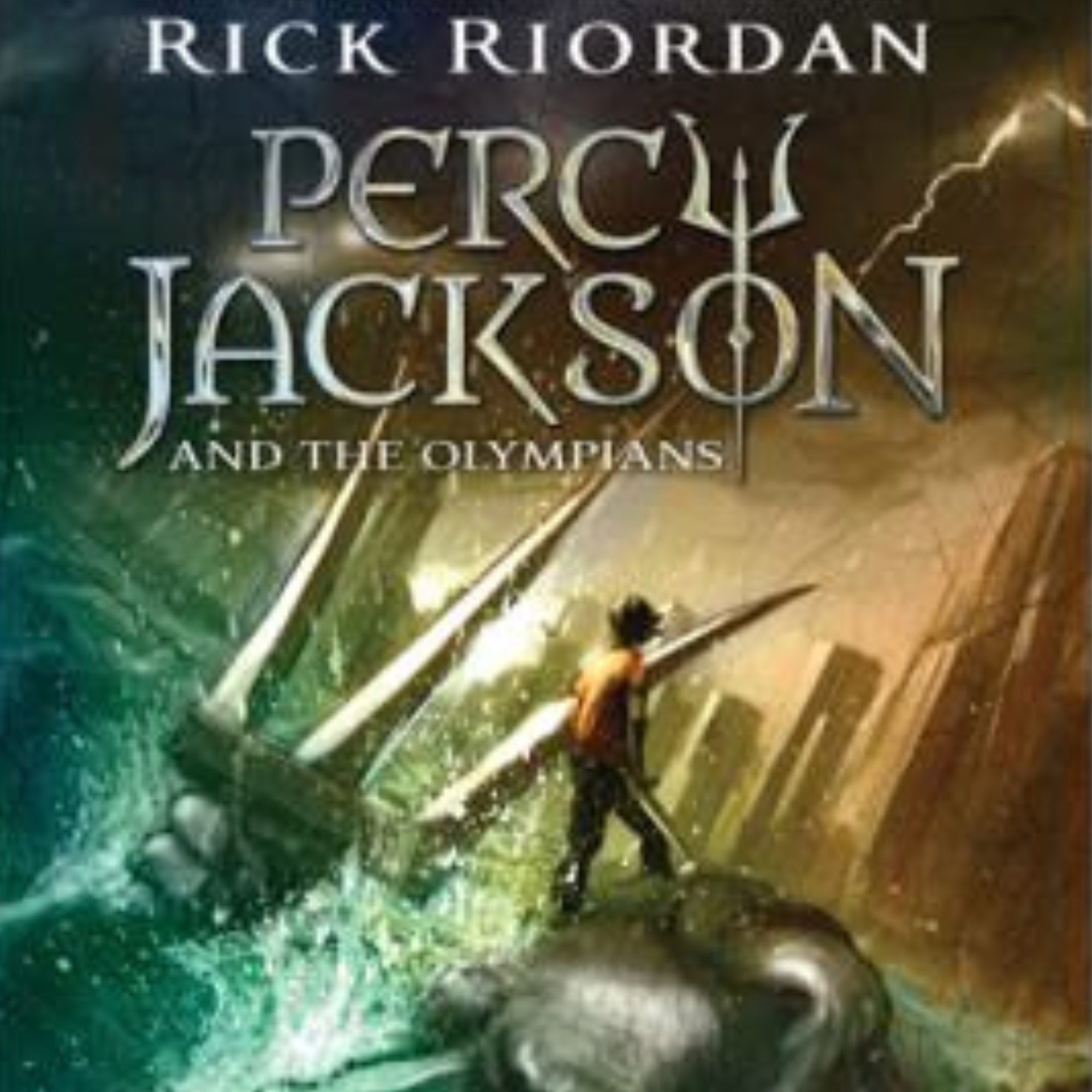 Capa do livro Percy Jackson e o Ladrão de Raios